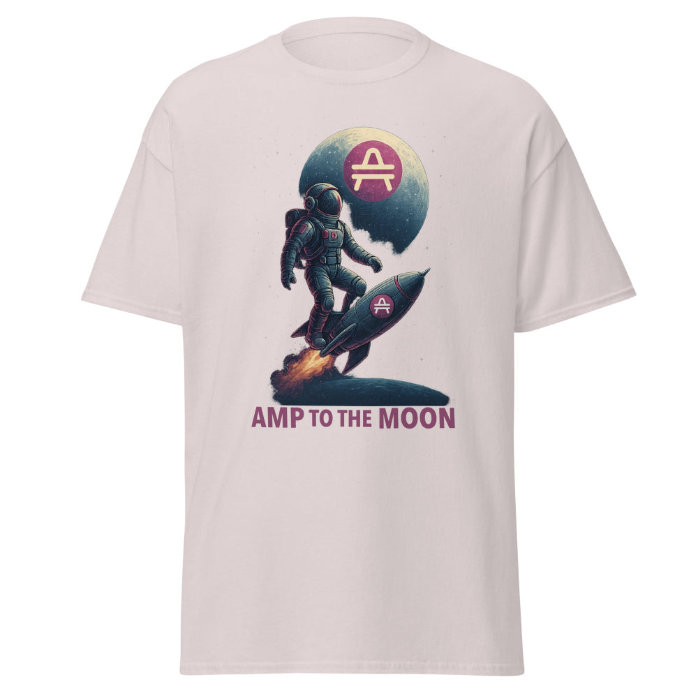 AMP Swagg Amp to the moon t-shirt in ice grey