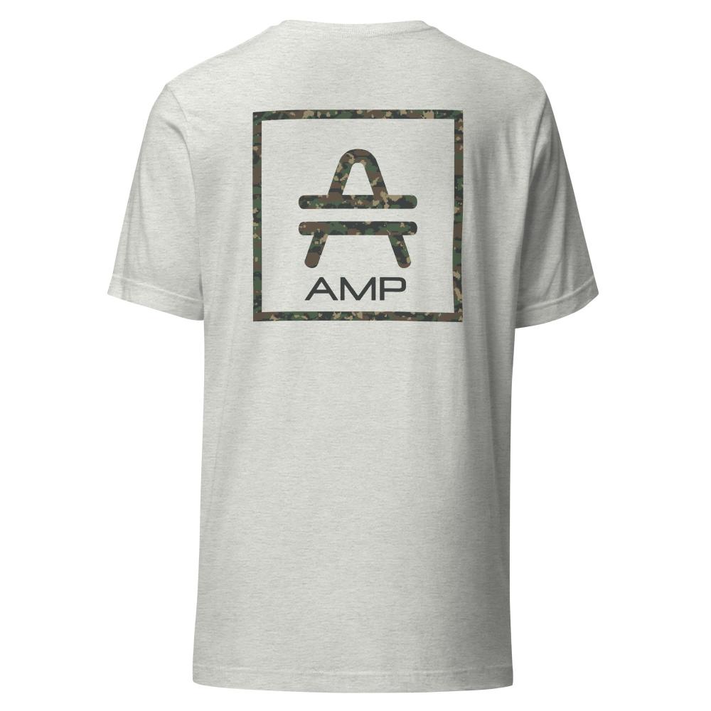 amp swag cam vibes t-shirt in Ash