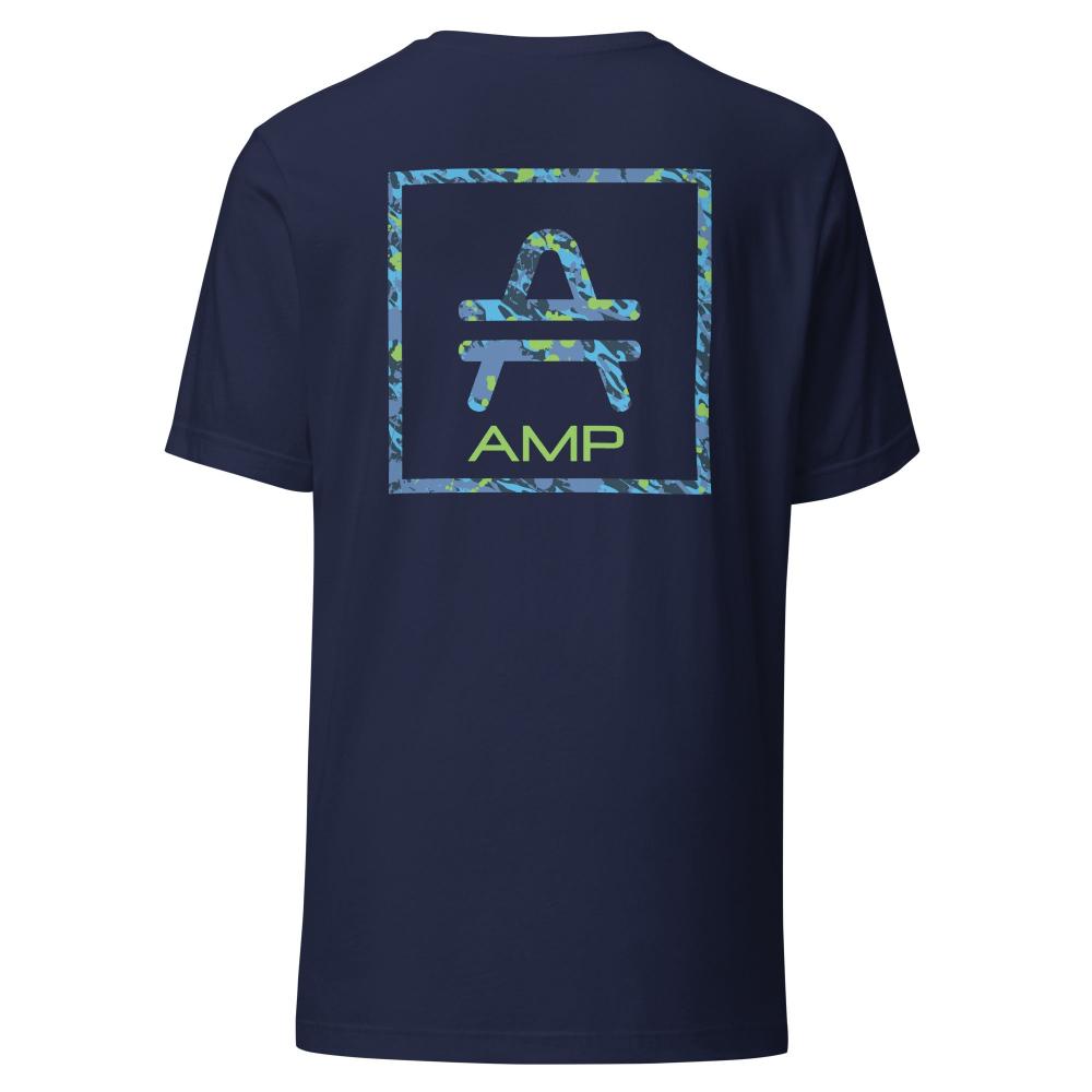 amp swag cam vibes t-shirt in navy