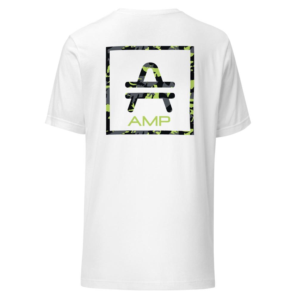 amp swag cam vibes t-shirt in white