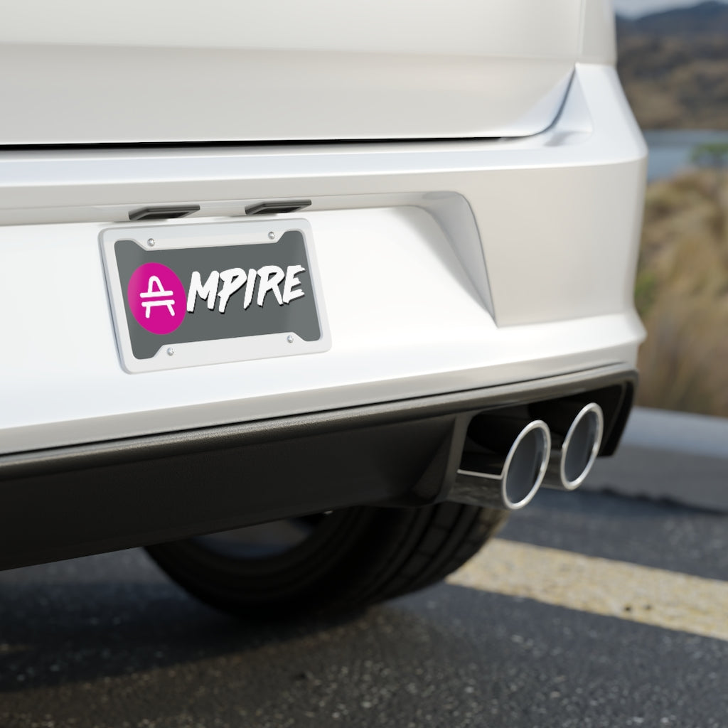 AMP Token Ampire License Plate Cover