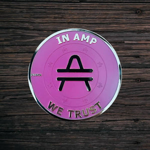 1st Editon AMP Token minted coin in a Shadow shade color by AMP Swagg