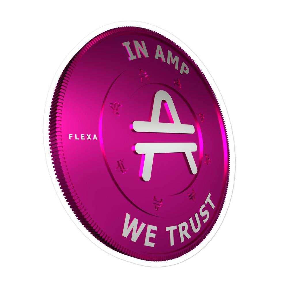 3D AMP Token AMP swagg Iso sticker