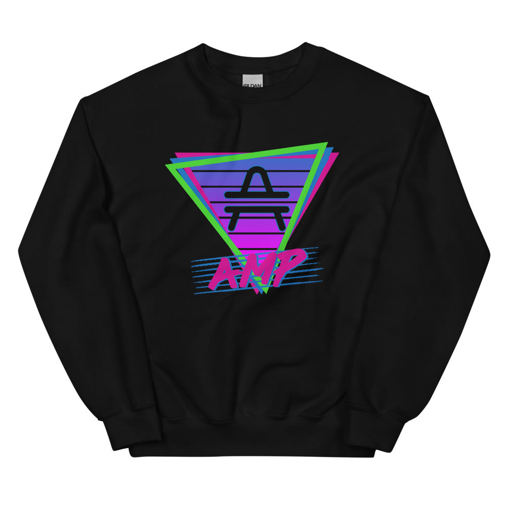 an AMP Swagg Retro Vice Nights Sweatshirt in Black
