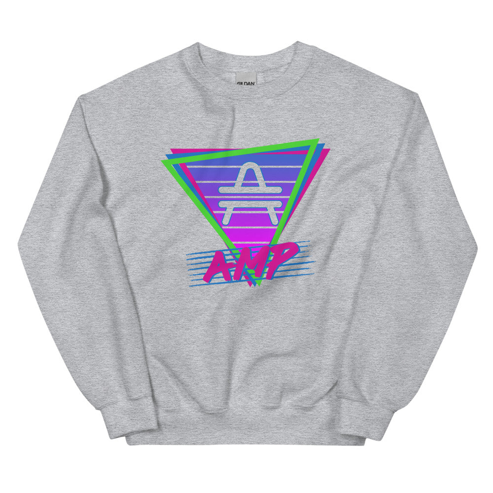an AMP Swagg Retro Vice Nights Sweatshirt in Grey