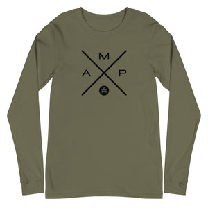 an amp swagg amp-x long sleeve in military green