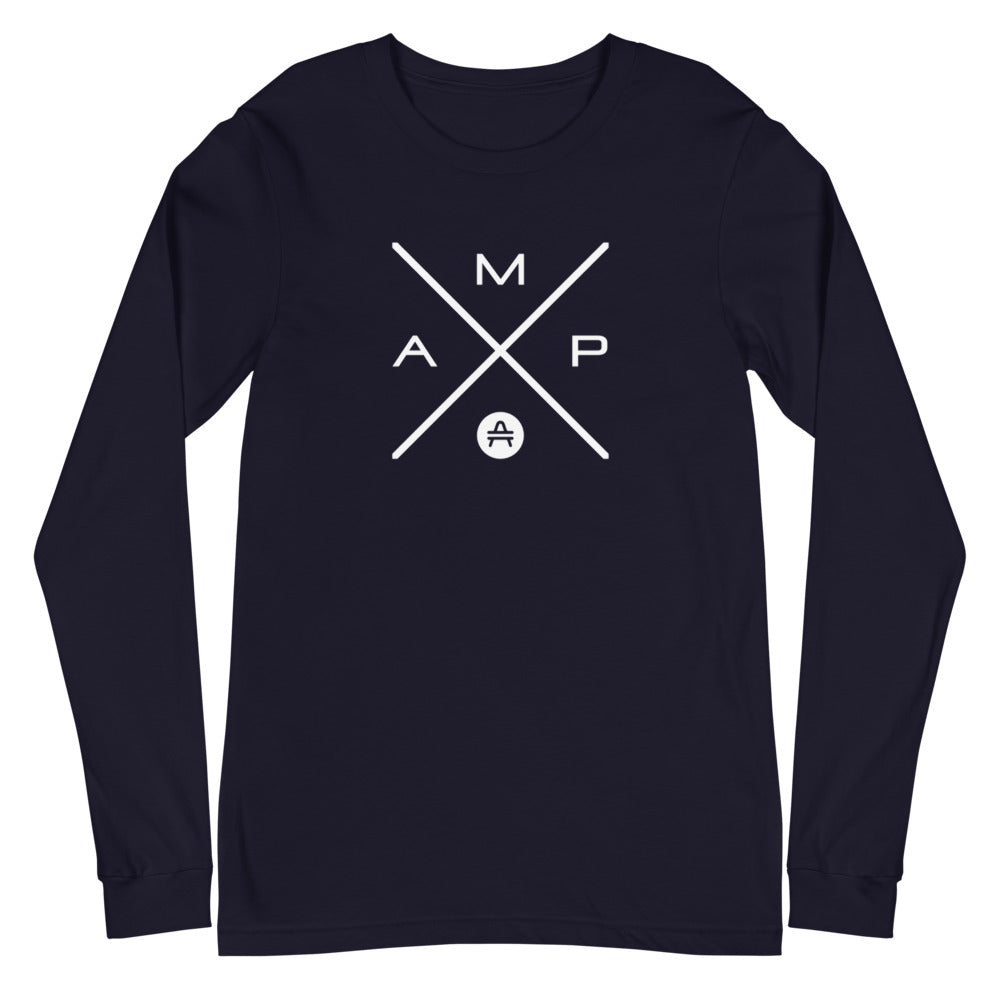 an amp swagg amp-x long sleeve in navy