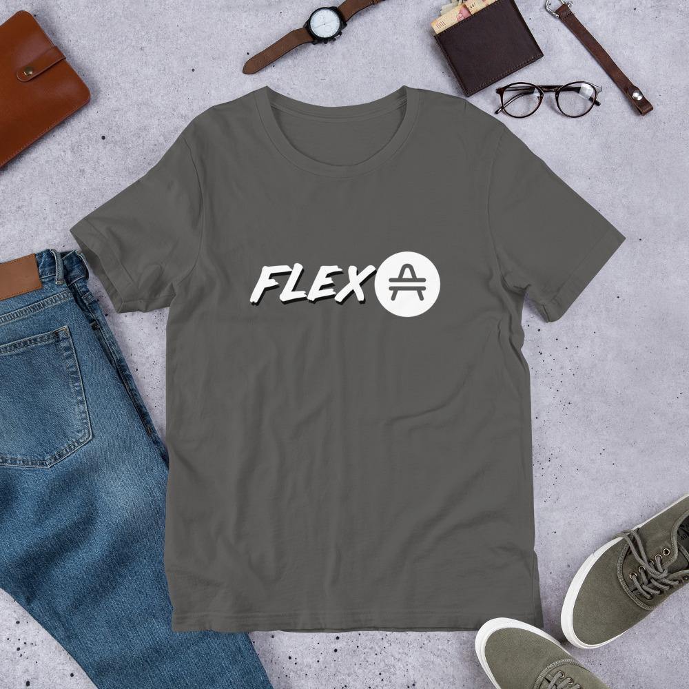 AMP Token Flexa T-Shirt in dark grey on display