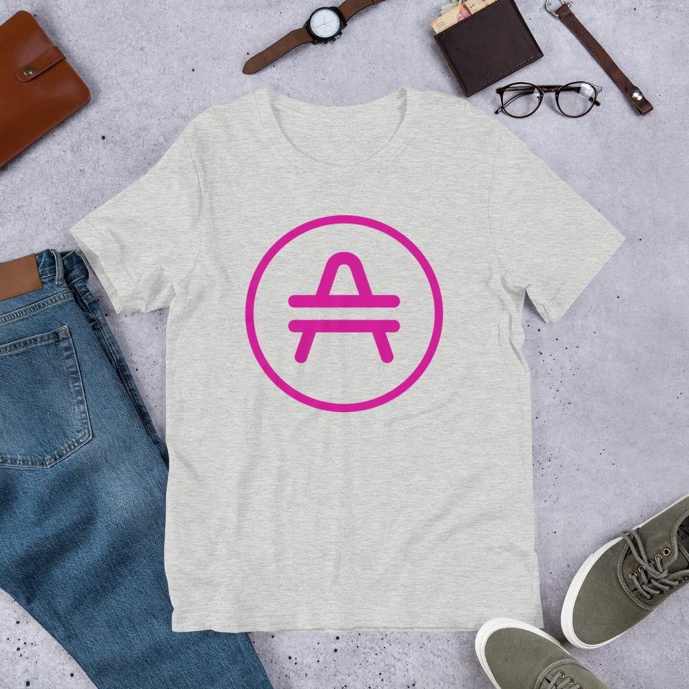 An AMP Token AMP Swagg Stenciled Alt Logo Shirt in Gray