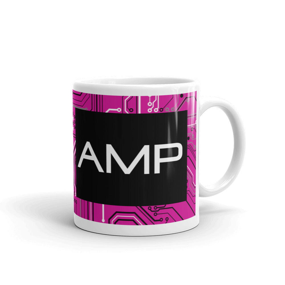 an 11oz AMP Swagg Circuit Mug