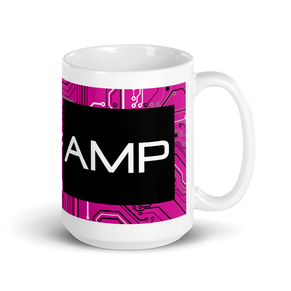 a 15oz AMP Swagg Circuit Mug