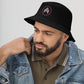 amp swagg bucket hat in black