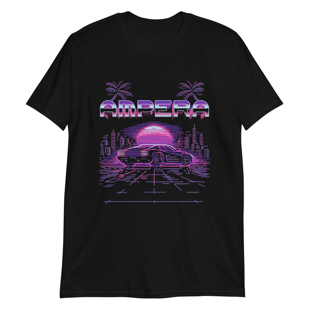 AMPERA black retro tee