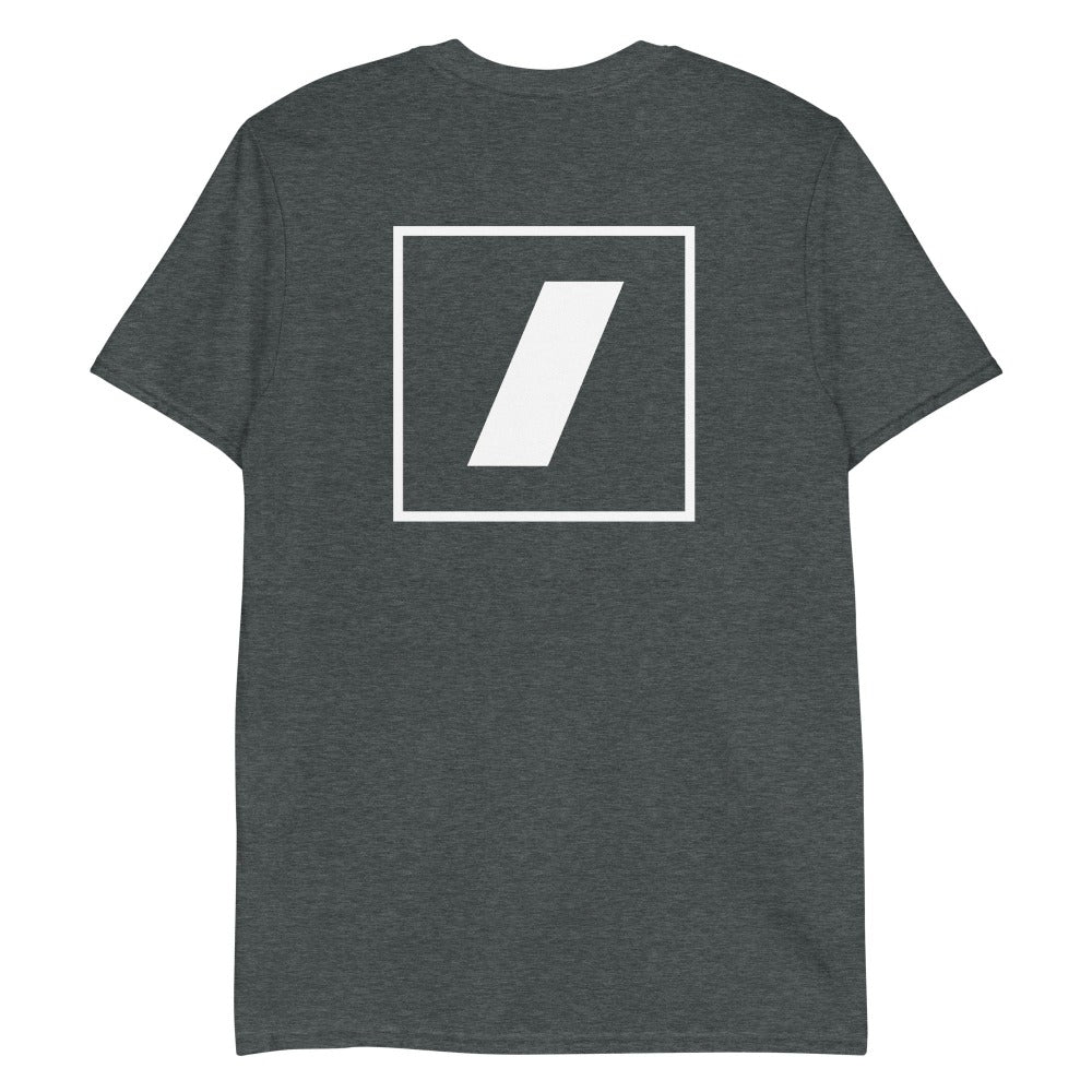 an amp swagg anvil t-shirt in dark heather
