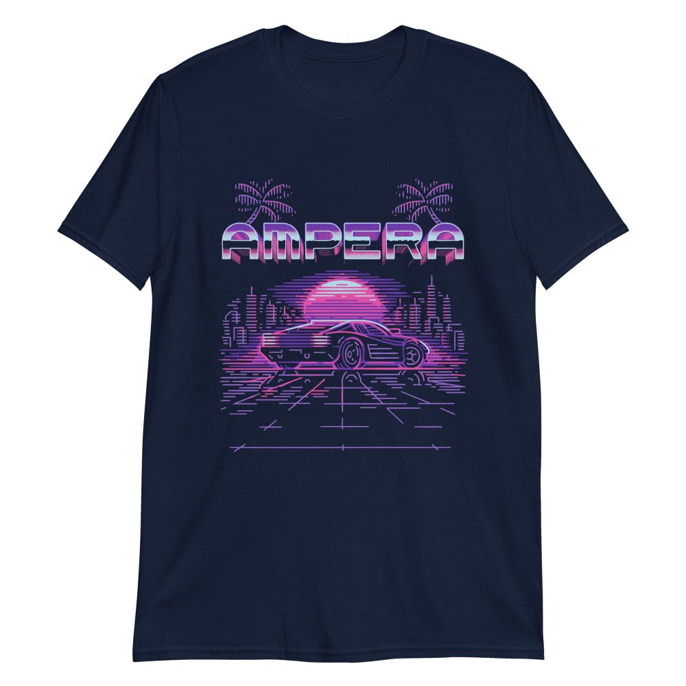 AMPERA navy retro tee