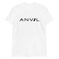 an amp swagg anvil t-shirt in white