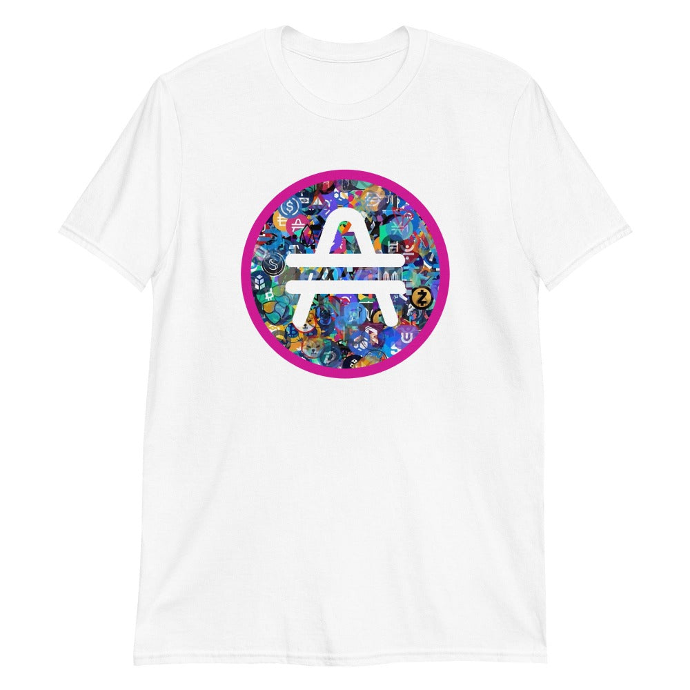 a white amp swagg mosaic t-shirt