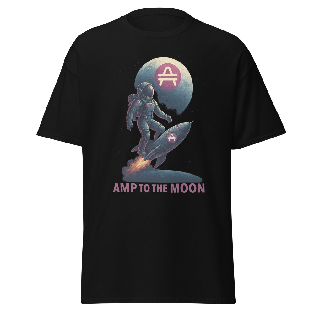 AMP Swagg Amp to the moon t-shirt in black