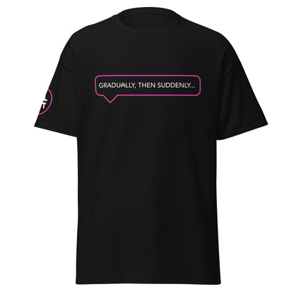 an AMP swagg gradually t-shirt in black