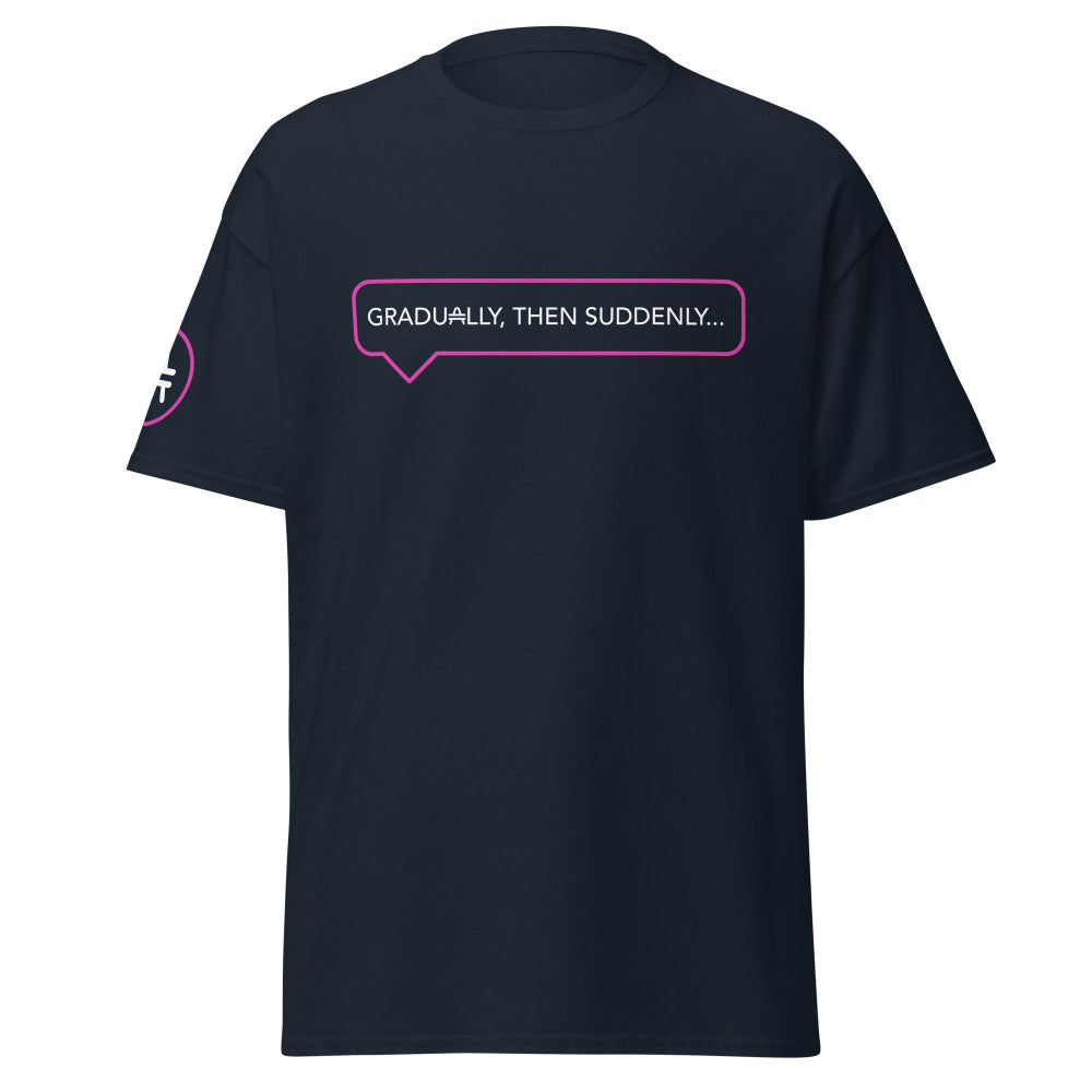 an AMP swagg gradually t-shirt in navy