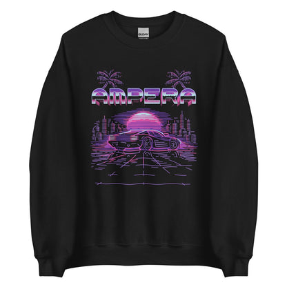 amp swagg ampera throwback sweatshirt in black