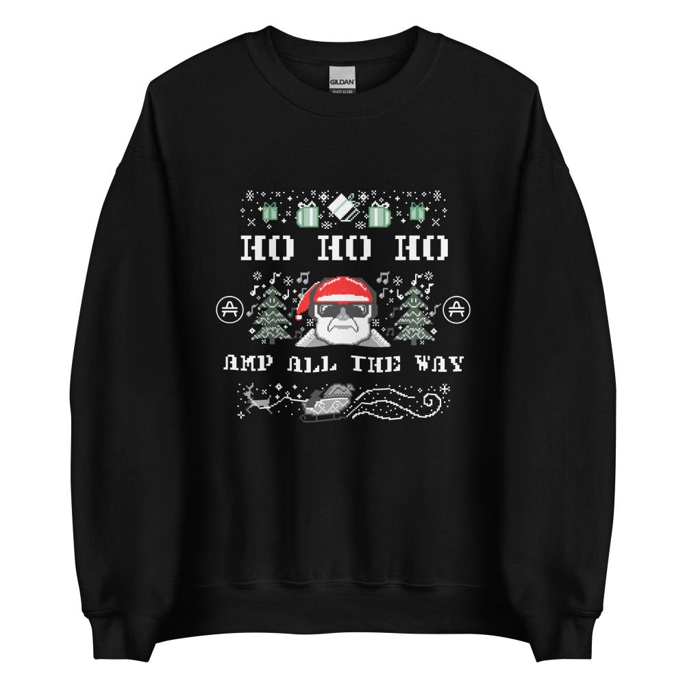 amp sweagg uglier x mas sweatshirt in black