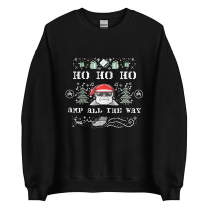 amp sweagg uglier x mas sweatshirt in black