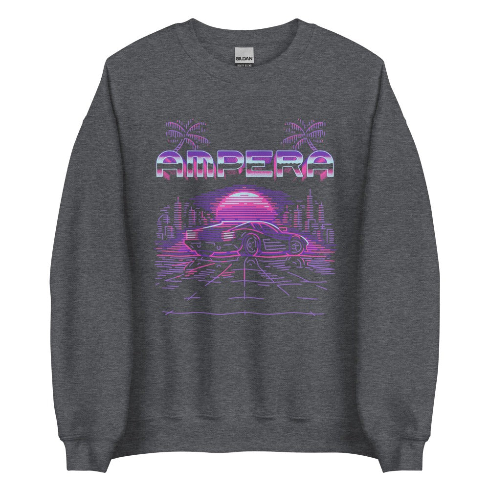 amp swagg ampera throwback sweatshirt in dark heather