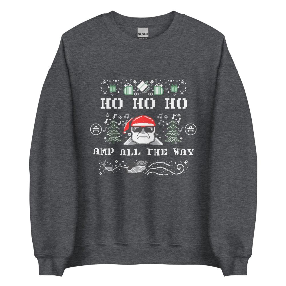 amp sweagg uglier x mas sweatshirt in dark heather