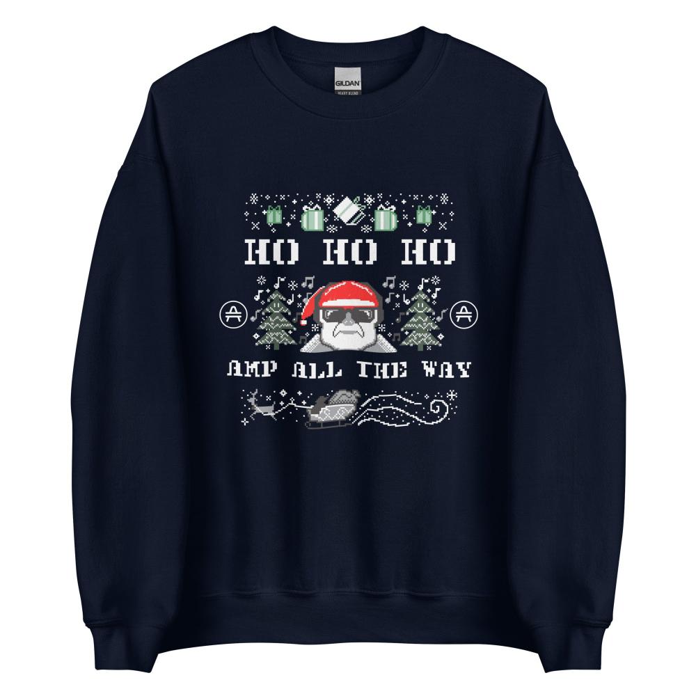 amp sweagg uglier x mas sweatshirt in navy