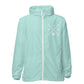 an amp swagg amp x windbreaker in aqua white