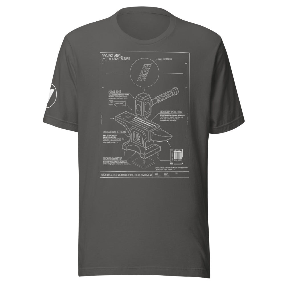 ANVL Blueprint T-Shirt in Asphalt