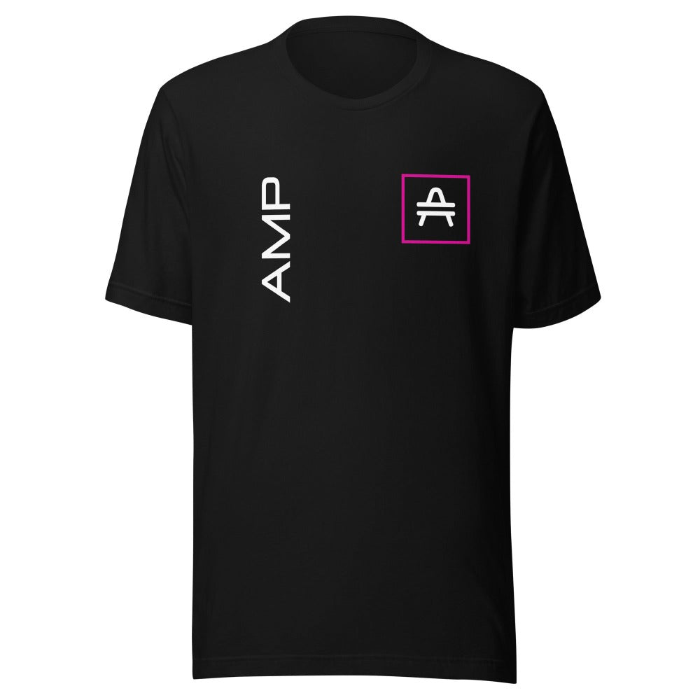 an amp swagg vertices t-shirt in black
