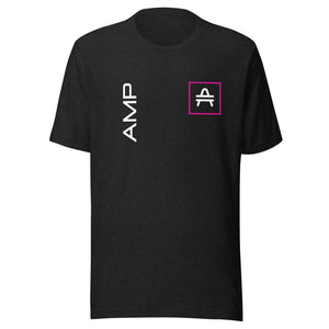 an amp swagg vertices t-shirt in heather black