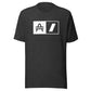 a grey heather amp swagg amp + anvil t-shirt