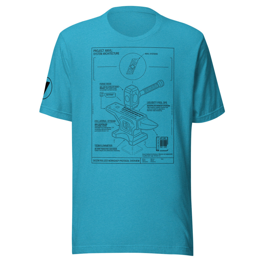 ANVL Blueprint T-Shirt in Aqua