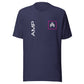 an amp swagg vertices t-shirt in heather midnight