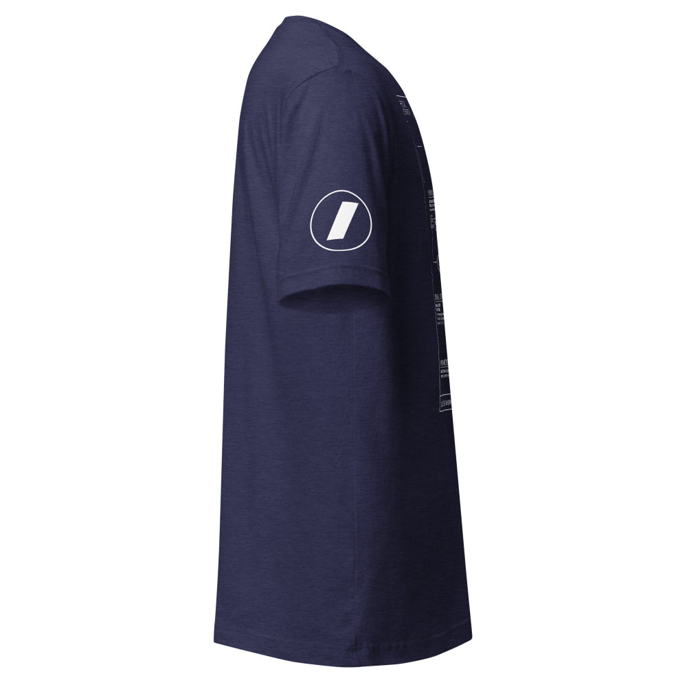 ANVL Blueprint T-Shirt in Navy