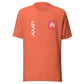 an amp swagg vertices t-shirt in heather orange