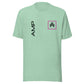 an amp swagg vertices t-shirt in heather prism mint