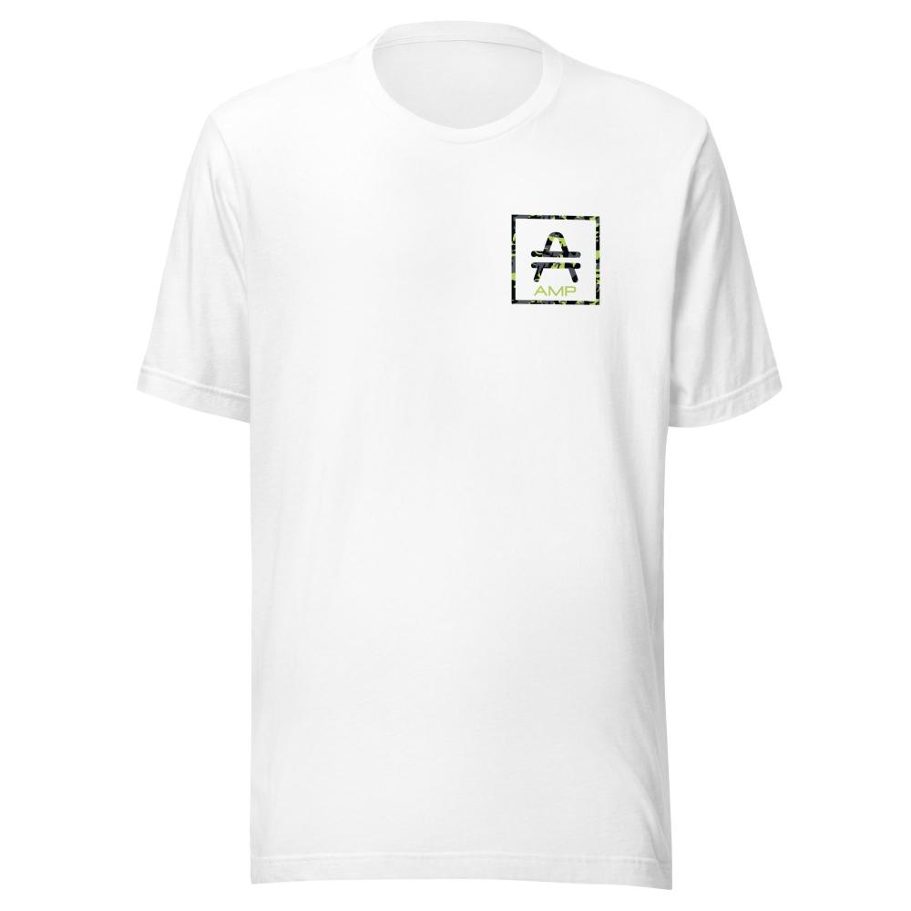 amp swag cam vibes t-shirt in white