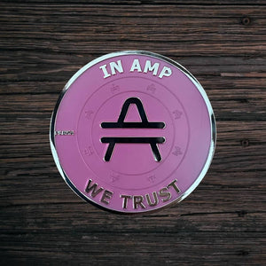 1st Editon AMP Token minted coin in a Light shade color by AMP Swagg