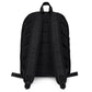 A black AMP Token AMP Swagg Stenciled backpack