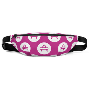 A Magenta AMP Token AMP Swagg Solid Fanny Pack
