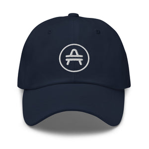 A navy AMP Token AMP Swagg alt-logo cap