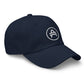 A navy AMP Token AMP Swagg alt-logo cap