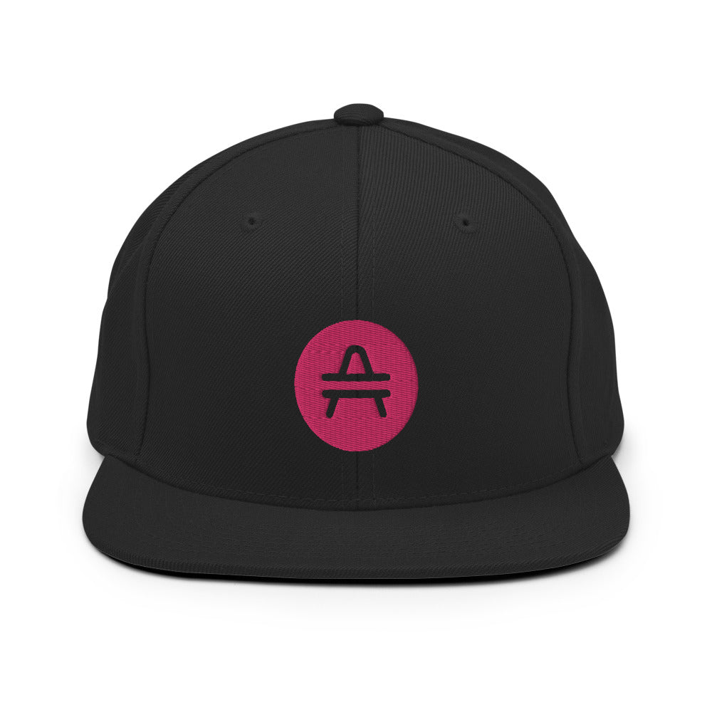 A black AMP Token AMP swagg alt-logo snapback