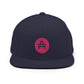 A navy AMP Token AMP swagg alt-logo snapback