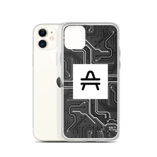 AMP Token Square Circuit Alt-logo iPhone Case