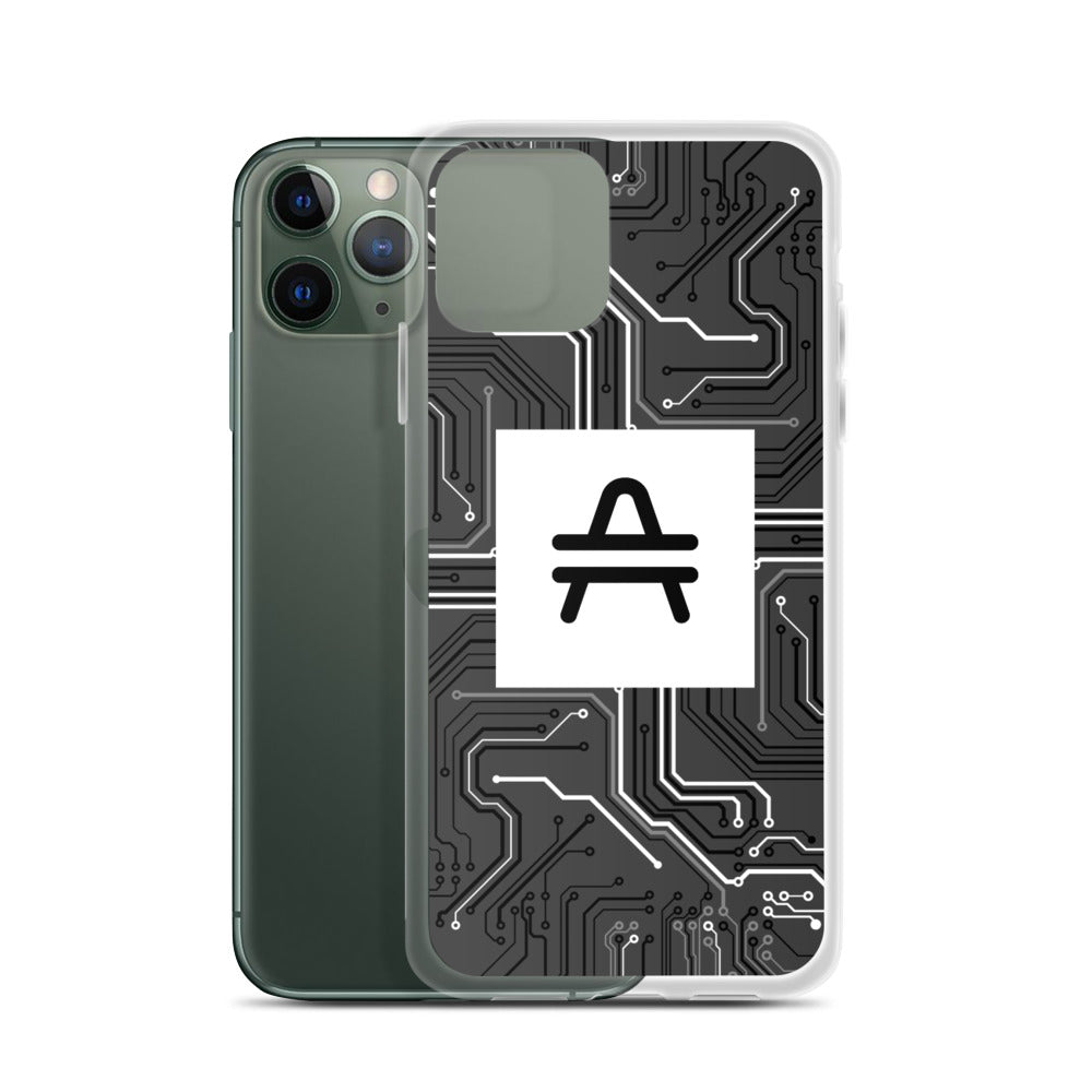 AMP Token Square Circuit Alt-logo iPhone Case